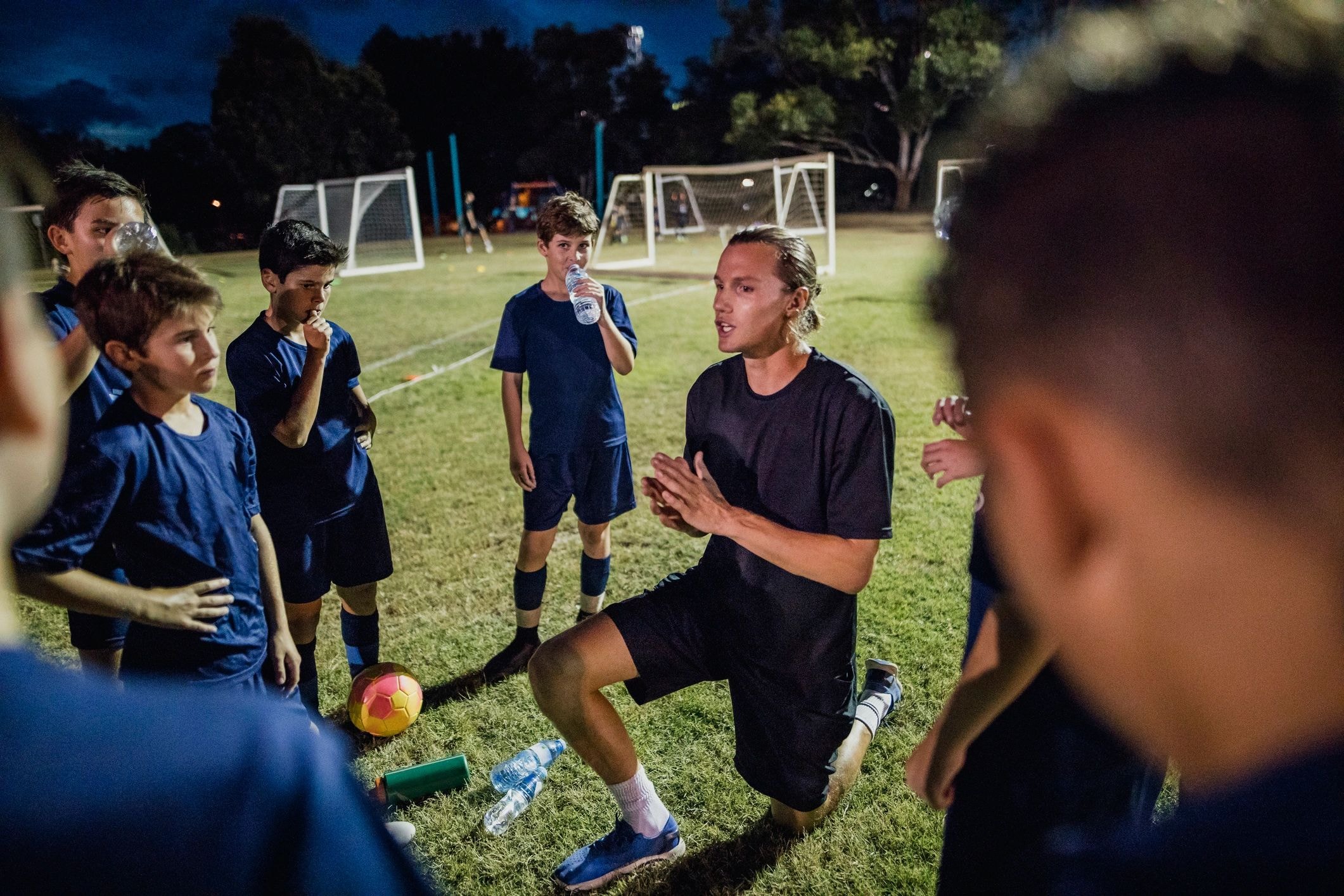 Équipes sportives — repas lors d'un entraînement